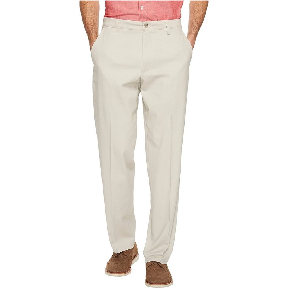 Dockers Men's Classic Fit Comfort Khaki Flat Front Pants,New With Tag